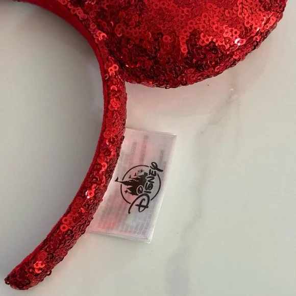 Disney Patriotic Sequin Minnie Mouse Ears - Picture 4 of 5